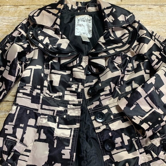 Nick & Mo black and white LS Jacket Sz S - Picture 7 of 9